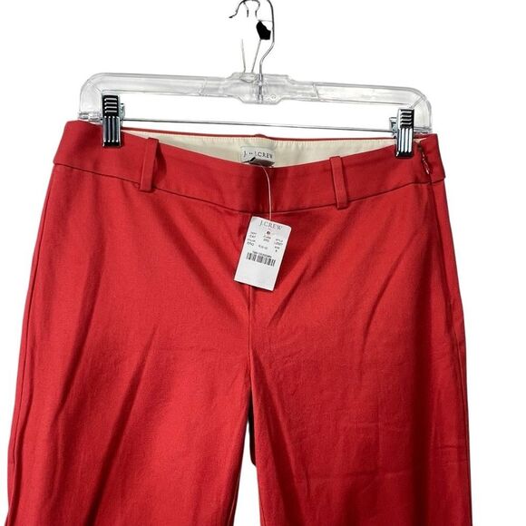 NWT! Sz 6 J Crew Pants Ankle Cropped Scalloped-hem Winnie pant in stretch cotton - Picture 6 of 16